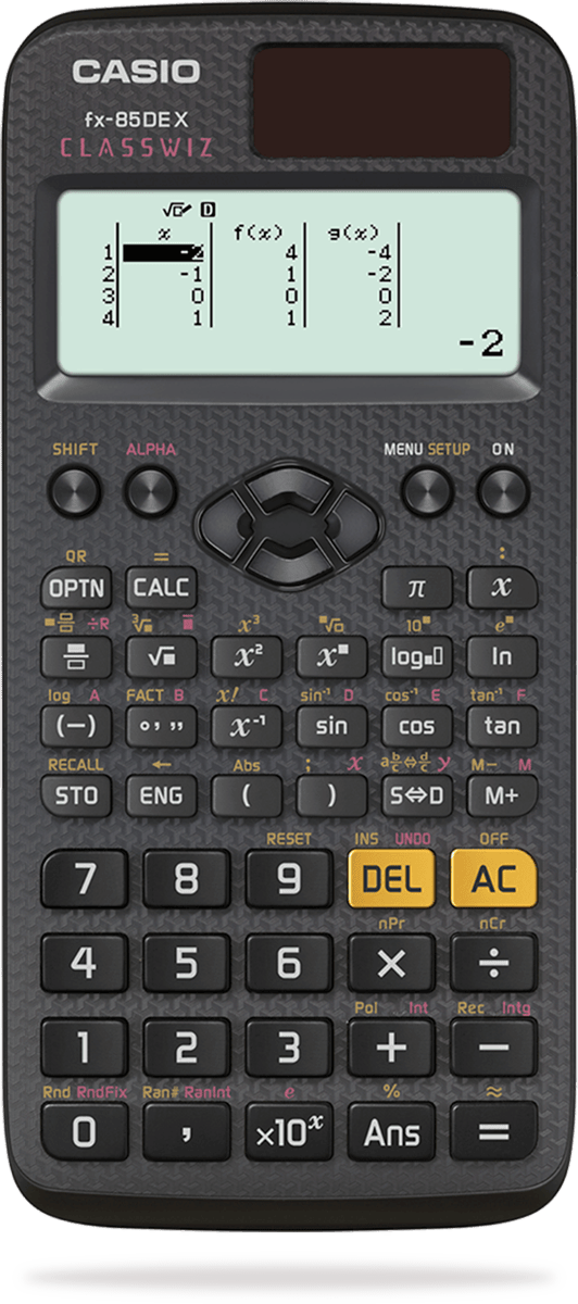 fx-85DE X