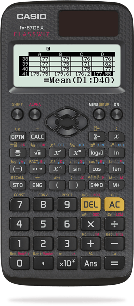 fx-87DE X