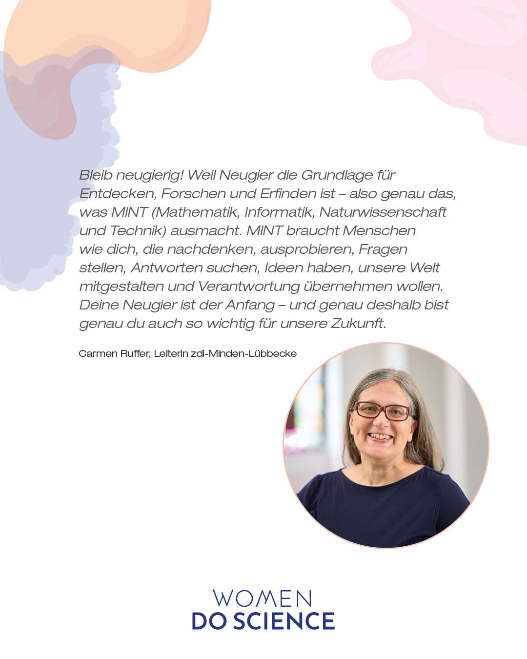 "Bleib neugierig! Weil Neugier die Grundlage für Entdecken, Forschen und Erfinden ist - also genau das, was MINT [...] ausmacht." 🚀

Carmen Ruffer, Leiterin des zdi-Minden-Lübbecke, fördert mit ihrem Team und Netzwerk junge Menschen und eben auch Mädchen und junge Frauen im MINT-Bereich. 

Sie stand uns in einem Interview Rede und Antwort und hat dieses schöne Zitat mit uns geteilt.

Worin zeigt sich eure Neugier? Was wollt ihr entdecken, forsch oder erfinden?

#casioeducation MINT 
EMPOWERMENT
STEM
