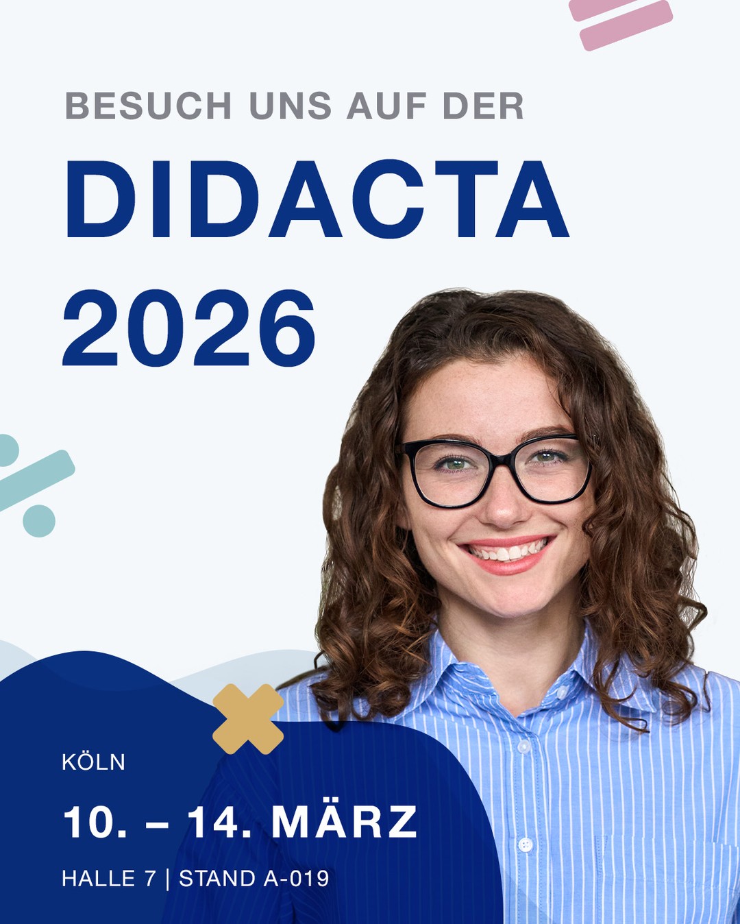 Besucht uns auf der didacta 2026
Auch in diesem Jahr freuen wir uns, euch in Köln begrüßen zu dürfen. Euch erwarten spannende Einblicke, neue Impulse und inspirierende Begegnungen.
Ein besonderes Highlight an unserem Stand:
✨ Women Do Science
In inspirierenden Panel-Talks bekommt ihr spannende Einblicke in das Projekt und echten Austausch mit Wissenschaftlerinnen und Künstlerin 👩🔬🎨
📅 Fr, 13.03. | 14:30 Uhr
📅 Sa, 14.03. | 10:30 Uhr
🎙 Moderiert von Viola Patricia Herrmann & Gert Mengel (🎧 Hey diggies! – So geht Lernen heute)
💬 Triff die Heldinnen persönlich, komm ins Gespräch
📖 Sichere dir ein exklusives & signiertes Cover
📍 Halle 7 | Stand A-019
👉 Dabei sein lohnt sich – wir freuen uns auf euch!
Instagram: didacta_messe
Linkedin: didacta-die-bildungsmesse
#didacta2026 #WomenDoScience #MINT #Bildung #Lehrkräfte #STEM #Physik #GirlsInScience #Messe #didactaspeaker