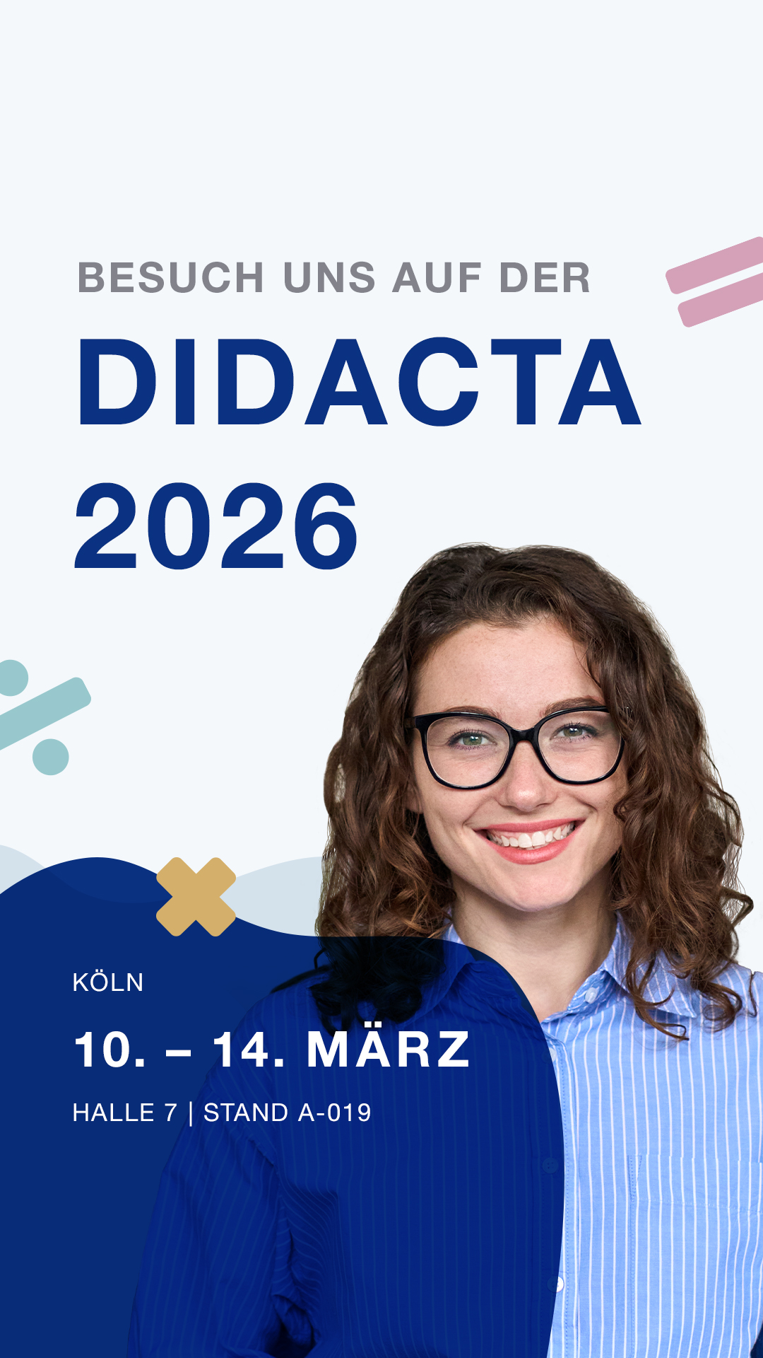 Didacta 2026 wir sind dabei 🚀
Vom 10. - 14. März findet ihr uns in Köln auf der Didacta Bildungsmesse.

Was euch erwartet?
🔬 Experimente Vorstellungen im Bereich Physik
🧮 Alles zur CASIO Education Lernplattform
📱 fx-810DE CW und ClassPad II (fx-CP400) entdecken

💜 Women Do Science live erleben
Am 13. und 14. März wird es besonders spannend. Unser Women Do Science Projekt kommt mit Wissenschaftlerinnen und der Künstlerin zur Messe. Die Panel-Talks finden im Nord Boulevard mit den Hosts von Hey diggies! statt. Hier erfährst du mehr über das Projekt, die Wissenschaftlerinnen, ihre persönlichen Wege in MINT Berufe und darüber, wie wir Mädchen und junge Frauen gezielt für naturwissenschaftliche Bereiche begeistern und stärken können 🔬

Kommt vorbei!
Halle 7, Stand A 019

#Didacta2026 #CASIOEducation #WomenDoScience #MINT #Lehrkräfte #SchuleNeuDenken #Bildung #Physikunterricht #Matheunterricht