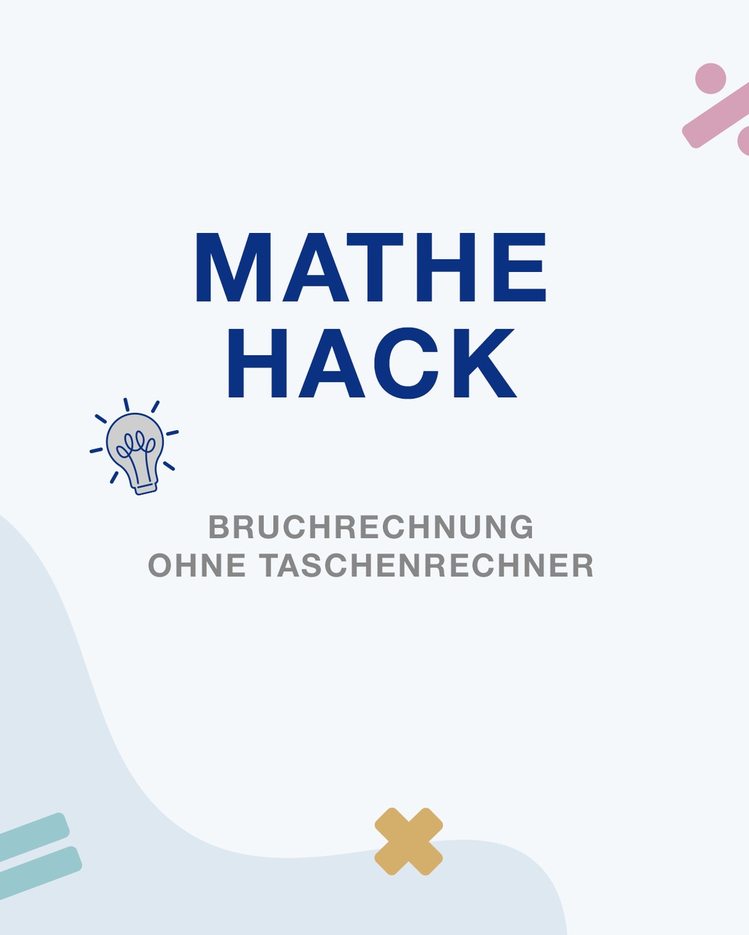 📐 Mathe-Hack: Brüche rechnen – ganz ohne Taschenrechner! 🤯
Division, Multiplikation, Addition & Subtraktion von Brüchen wirken kompliziert?
Nicht mit diesem Trick 👀
👉 Swipe durch den Carousel-Post und sieh dir alle Grundrechenarten mit Brüchen Schritt für Schritt an.
Perfekt fürs Abi, Klassenarbeiten oder einfach, um Mathe endlich zu durchblicken 💡
👥 Teile diesen Post mit jemandem, der bei Brüchen immer ins Schwitzen kommt 😅
#mathehack #brüche #mathelernen #ohnetaschenrechner #matheabi #lernenmitspaß #naturwissenschaften #schoollife #rechentipps #CASIO #MINT