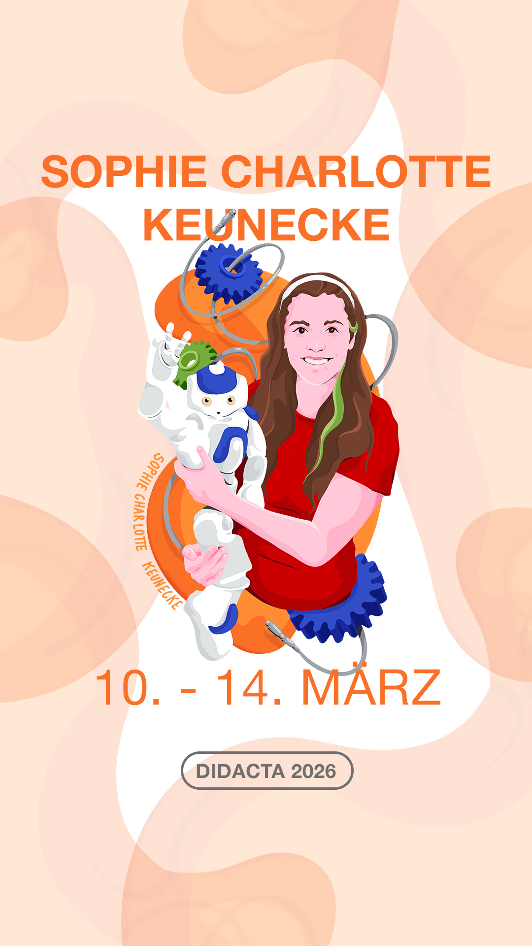 Triff deine Heldin der Robotik 🤖💜
Schon früh programmierte Sophie Charlotte LEGO Roboter und brachte ihnen Dinge bei, die für uns selbstverständlich sind. Heute arbeitet sie nach ihrem Mechatronikstudium mit Cobots und denkt Robotik neu.
Ihr Fokus: Wie können Menschen und Roboter sicher und effizient zusammenarbeiten.

📍 Live auf der Didacta in Köln (im Nord Boulevard der Messe)
Freitag, 13. März um 14:30 Uhr
Samstag, 14. März um 10:30 Uhr

✨ Highlight
Nach dem Panel Talk zeigt sie am Stand den Cobot Rambo in einer kleinen Vorführung.

Komm vorbei, lerne Sophie Charlotte persönlich kennen und erlebe Robotik hautnah 🤖✨

#Didacta2026 #WomenDoScience #FrauenInMINT #Robotik #Cobots #MINTPower #CASIOEducation