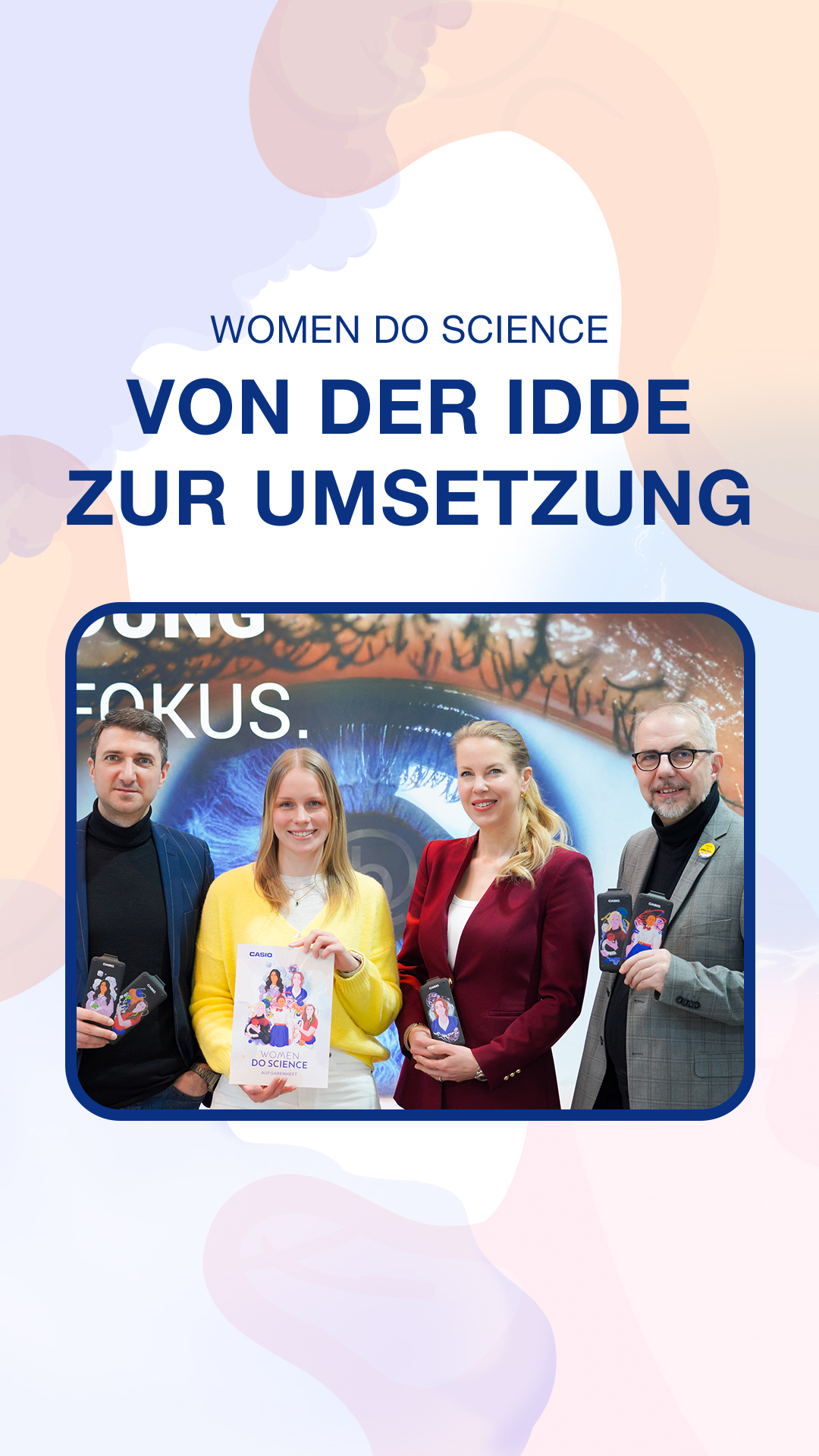 Women do Science an deiner Schule 💜

Im Podcast @diggies_de sprechen Viola Patricia Herrmann @die.bildungsexpertin und @gert_mengel mit zwei der Projektmitglieder über die Hintergründe von Women Do Science.

Wie ist die Idee entstanden?
Welches Problem soll gelöst werden?
Und welche Wirkung soll langfristig erzielt werden?

Wenn du jetzt wissen möchtest, wie du das Projekt an deine Schule bringen kannst, hör dir die komplette Folge an und erfahre mehr 💜

#womendoscience #didacta #mint #podcast #bildung