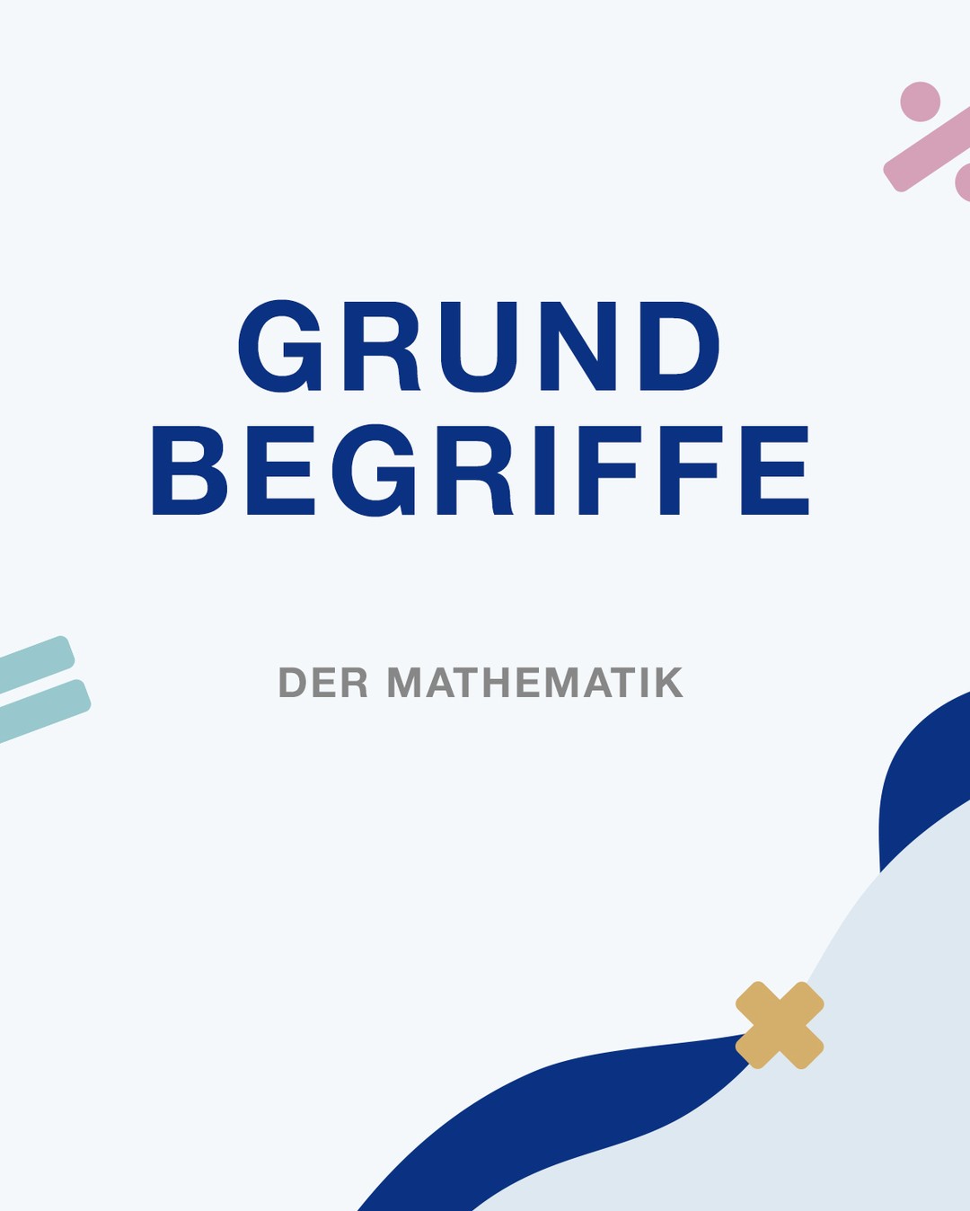 Du verstehst im Unterricht oft nur Bahnhof, weil dir ein paar Grundbegriffe fehlen? 🤯 Keine Sorge das geht vielen so und wir helfen dir.

Wenn du weißt, was ein Term, eine Gleichung oder ein Exponent ist, wird Mathe plötzlich viel klarer. Und auch Dinge wie Zähler und Nenner oder der Kehrwert verlieren ihren Schrecken. 

Manchmal liegt es nicht an dir sondern einfach daran, dass die Basics fehlen 😉

#Mathe #Lernen #Schule #Mathehilfe #Grundlagen