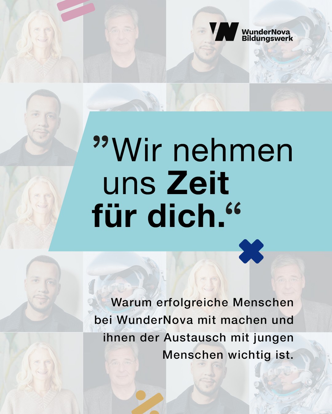 Wann hast du zuletzt ein Gespräch geführt, das dich wirklich weitergebracht hat? 👀

Genau solche Begegnungen schafft die Initiative WunderNova.

Hier triffst du Vorbilder, die ihre Erfahrungen teilen und dir ehrliche Einblicke in ihre Wege geben. Mit Erfolgen, Umwegen und Entscheidungen, die sie geprägt haben.

Du lernst Menschen aus Bereichen wie Wirtschaft, Wissenschaft, Politik, Sport oder Kunst kennen und bekommst Perspektiven, die dir im Alltag oft fehlen.

So entstehen Impulse, die dir helfen, deine eigene Zukunft klarer zu sehen und neue Wege für dich zu entdecken. ✨
Dieses Jahr hast du noch die Chance, in Frankfurt, Düsseldorf und Berlin dabei zu sein und deine Fragen zu stellen.
#womendoscience #mint #bildung #vorbilder #zukunft
