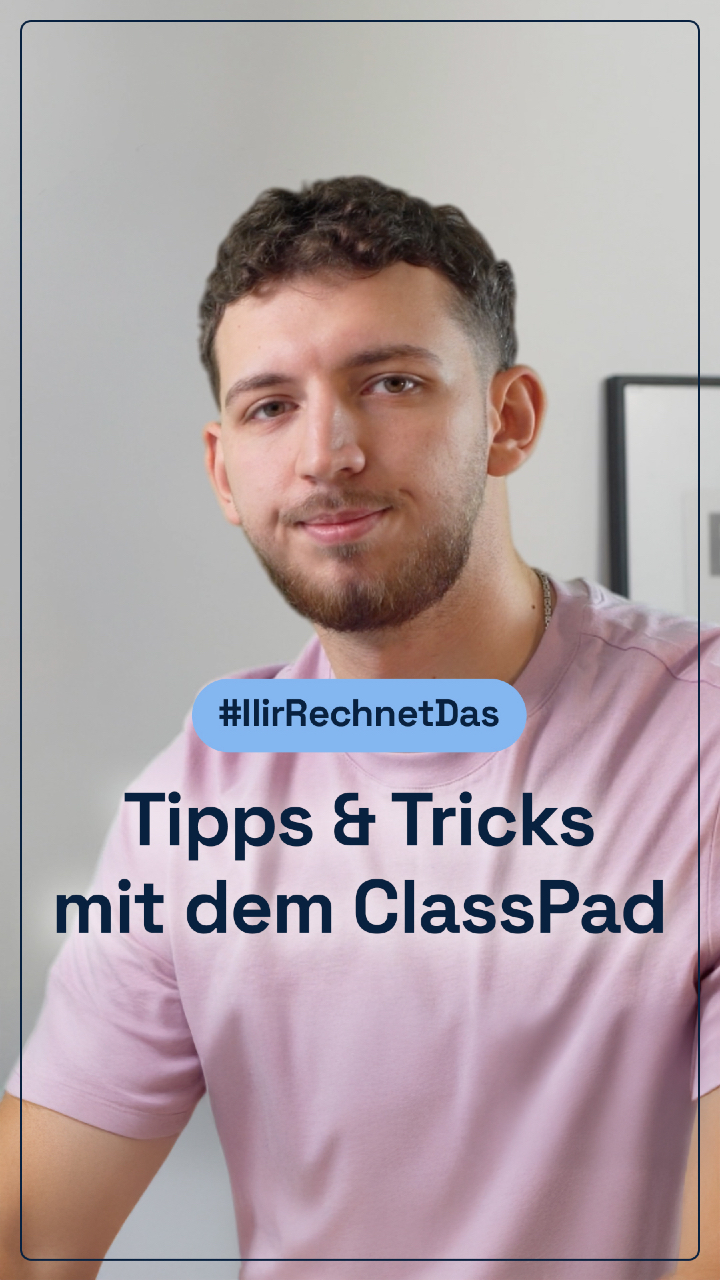 Mit dem ClassPad FX-CP400 geht vieles schneller, als man denkt. ⚡

Wenn du weißt, welche Funktionen du nutzen kannst, sparst du dir Zeit und vermeidest unnötige Rechenfehler.

👉 Genau solche Tricks machen den Unterschied in stressigen Situationen. 

💬 Nutzt du schon alle Funktionen oder eher nur die Basics?

#Mathe #ClassPad #CasioEducation #Mathelernen #RechnerTipps #IlirRechnetDas