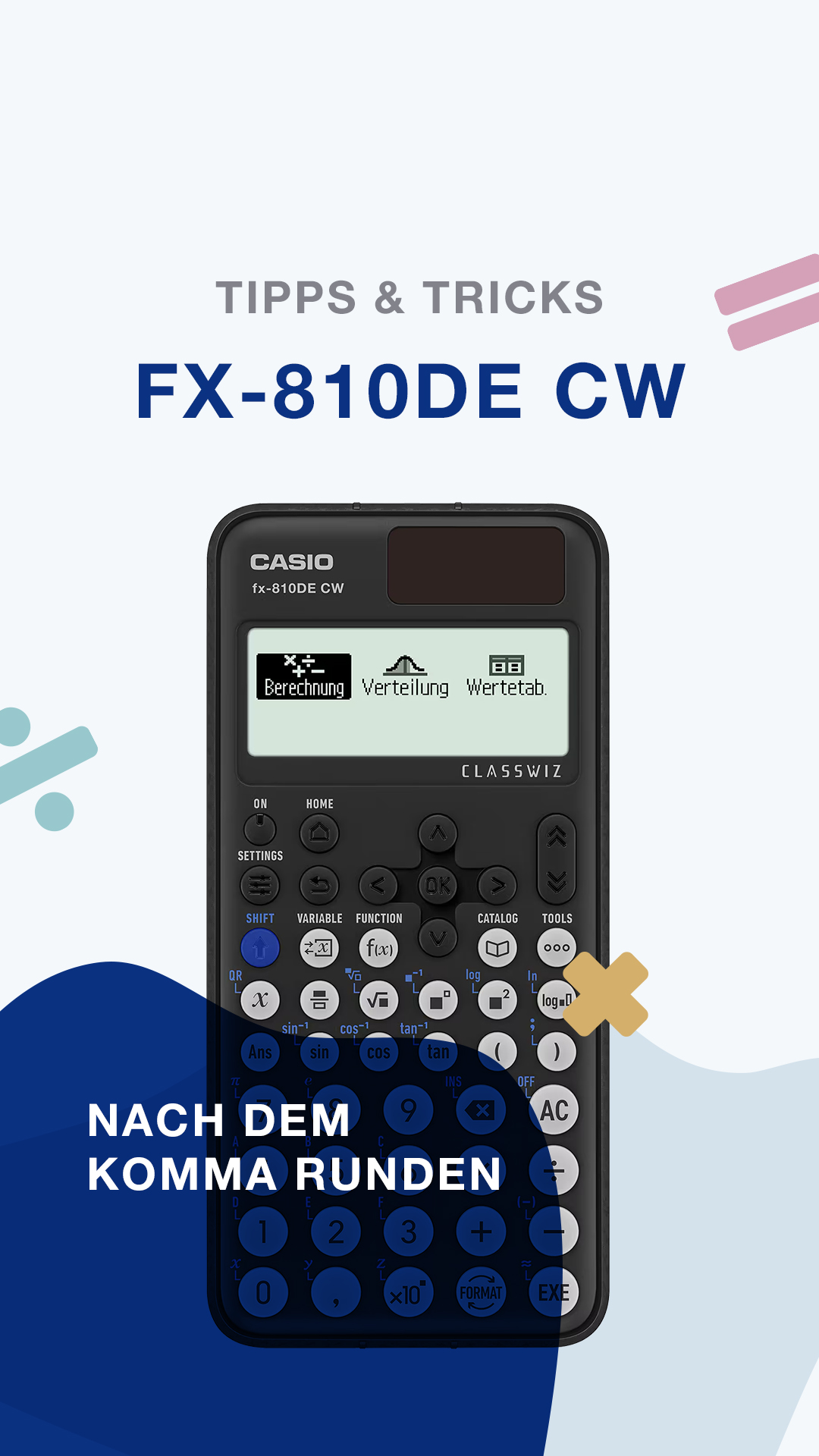 Zu viele Nachkommastellen? 🤔

Mit diesem einfachen Trick zeigt dein Taschenrechner Ergebnisse direkt auf zwei Nachkommastellen an. 

Speichere dir den Tipp für deine nächste Prüfung! 📚

#CASIO #Taschenrechner #Mathetipp #Schule #Lernen