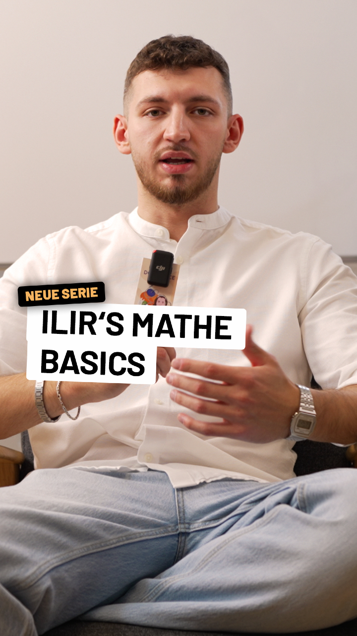 NEU: Ilir's Mathe Basics!
Ab sofort gibt es jede Woche ein neues Video mit einfachen Rechentricks und Grundlagen von der 5. Klasse bis zum Abitur.

🎯 Damit dir keine unnötigen Fehler mehr bei einfachen Rechnungen passieren.
🎯 Damit du Mathe schneller verstehst.
🎯 Damit du die wichtigsten Basics sicher beherrschst.

Egal ob Brüche, Prozentrechnung, Gleichungen oder Kopfrechnen. Ich zeige dir die Tricks, die du im Matheunterricht immer wieder brauchst.

💬 Schreib in die Kommentare: Welches Mathe-Thema fällt dir am schwersten?

#Mathe #MatheBasics #Schule #MatheTricks
