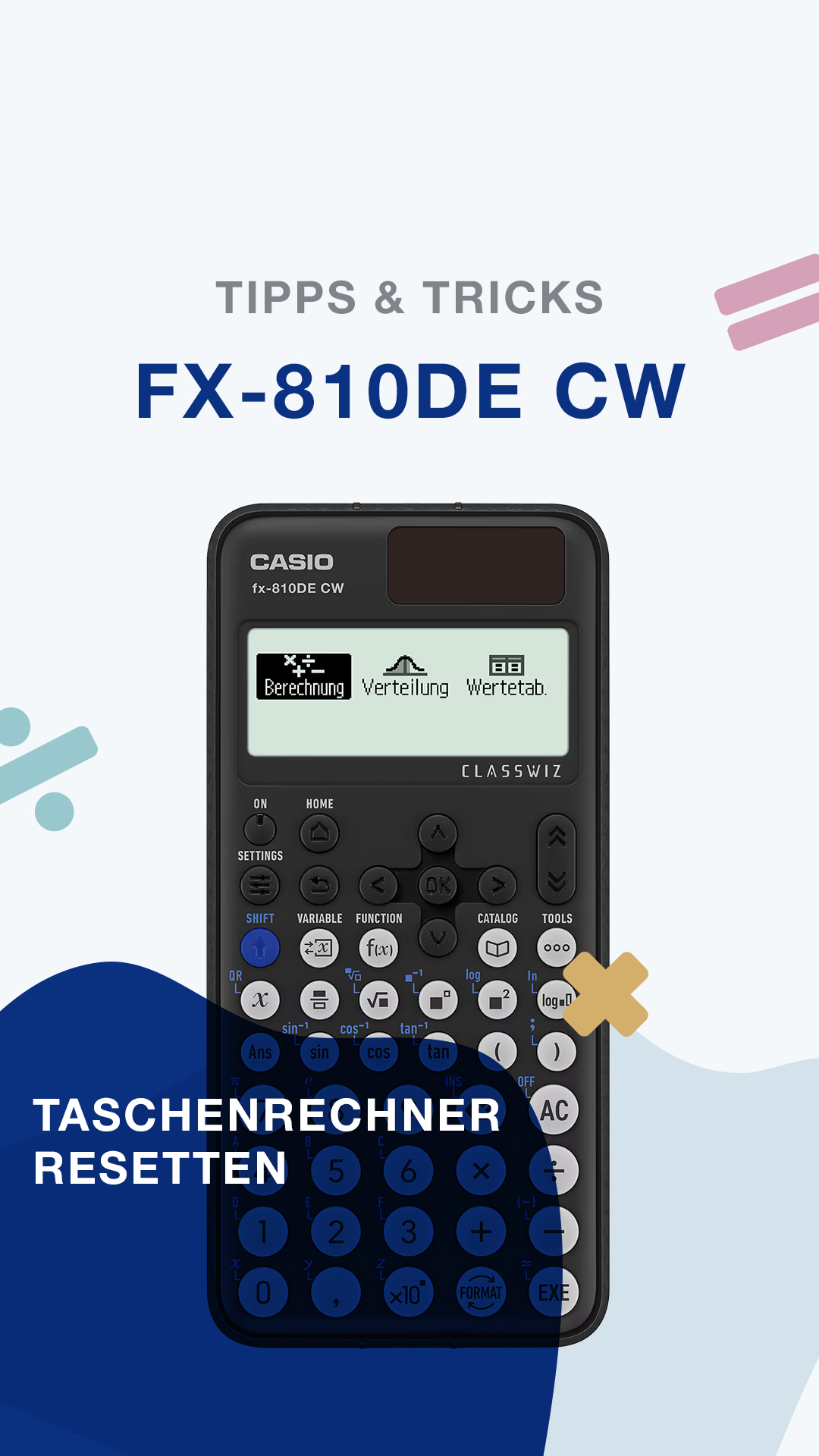 Falsche Einstellungen erwischt? 😅

Kein Problem. So bringst du deinen Taschenrechner in wenigen Sekunden zurück auf die Standardeinstellungen. ✅

Kanntest du den Tipp schon?

#CASIO #Taschenrechner #Mathetipp #Schule #Lernen