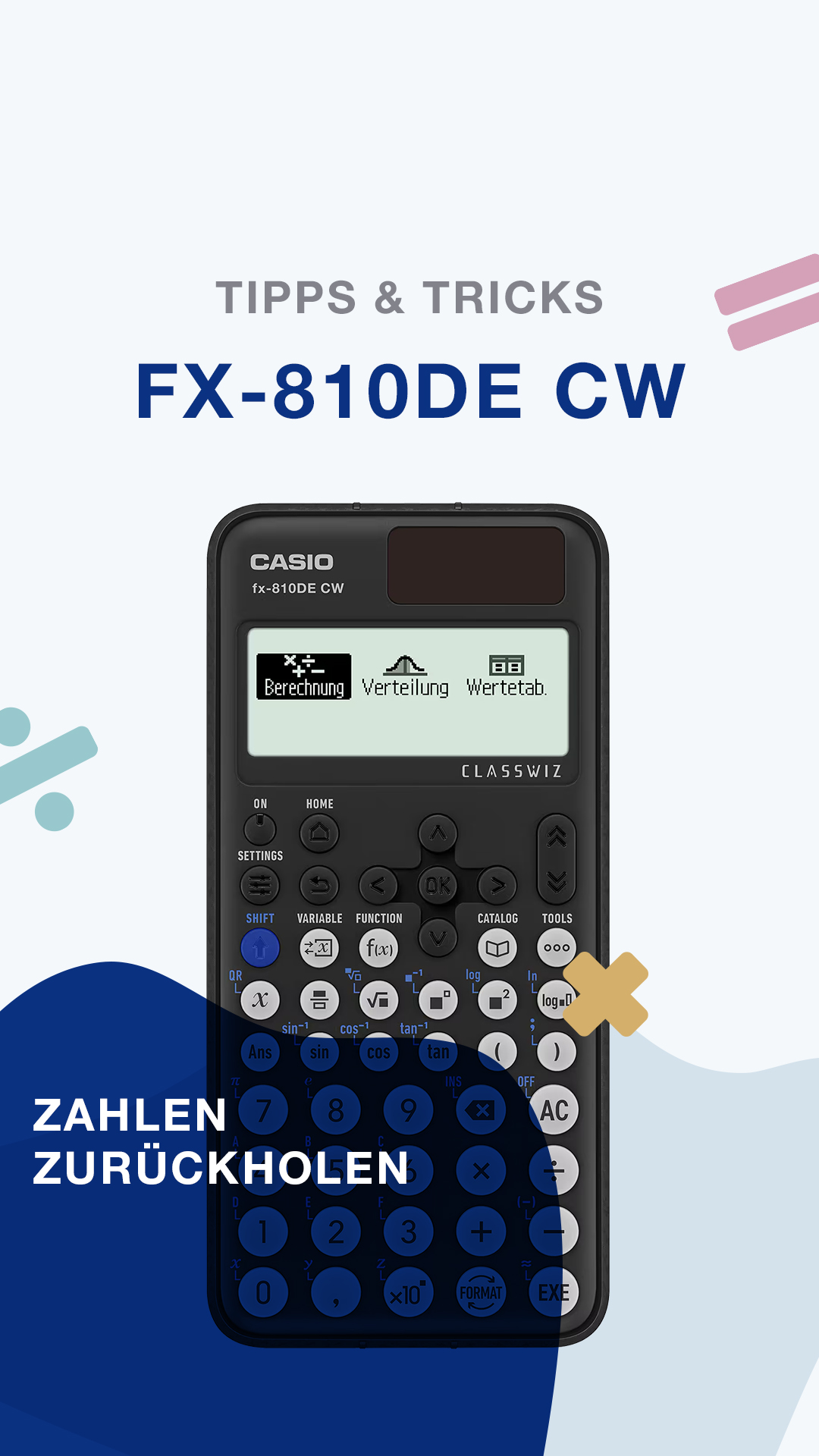 Aus Versehen alles mit AC gelöscht? 😬
Kein Problem!

Mit diesem Trick kannst du auf deinem CASIO Taschenrechner deine vorherige Eingabe ganz einfach wieder zurückholen. So musst du nicht alles neu eintippen.

💡Kanntest du diesen Trick schon? 👇
#CASIOEducation #Taschenrechner #MatheTipps #Schule #Lernen