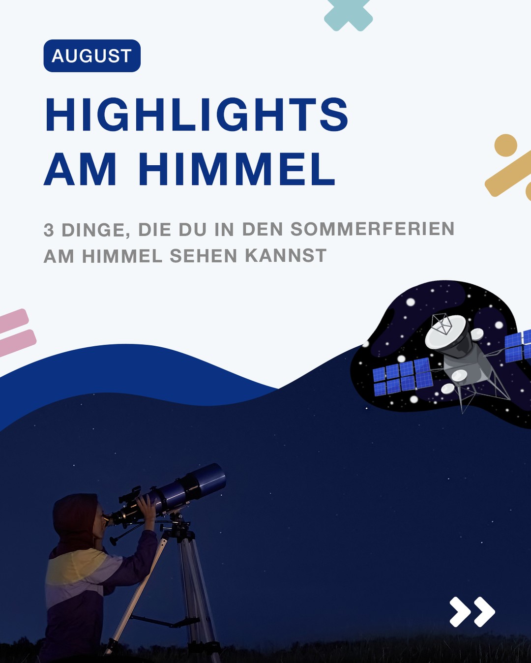 🎤 Taylor Swift füllt Stadien. Swift-Tuttle füllt den Nachthimmel mit Sternschnuppen. ✨

Im August lohnt sich der Blick in den Nachthimmel. 🌌

Das Sommerdreieck erkennst du an drei hellen Sternen, die ein Dreieck bilden.

Die Milchstraße erscheint als helles, milchiges Band am Himmel und ist rund um den 12. August bei Neumond besonders gut sichtbar.

Die Perseiden sorgen rund um den 12. und 13. August für zahlreiche Sternschnuppen. Mit etwas Glück kannst du dann bis zu 100 Sternschnuppen pro Stunde sehen. ☄️

Hinter all diesen Himmelsphänomenen steckt spannende Wissenschaft. Genau diese Begeisterung für Astronomie und Naturwissenschaften hatte auch Dr. Carmen Köhler @astrocarmen . Heute arbeitet sie als Analog-Astronautin und bereitet zukünftige Weltraummissionen auf der Erde vor. 🚀

Welches Highlight am Nachthimmel möchtest du diesen Sommer unbedingt sehen? 👇

#Astronomie #Sternschnuppen #Naturwissenschaft #Sommer #CASIOEducation