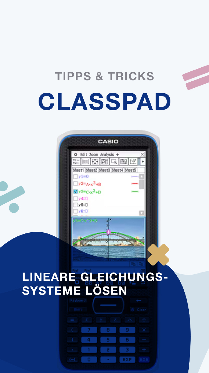 Eine oder mehrere Variablen? Der ClassPad II (fx CP400) hilft dir beim Lösen von linearen Gleichungen. 📚

#ClassPadII #fxCP400 #MatheTipps #Schule #CASIO
