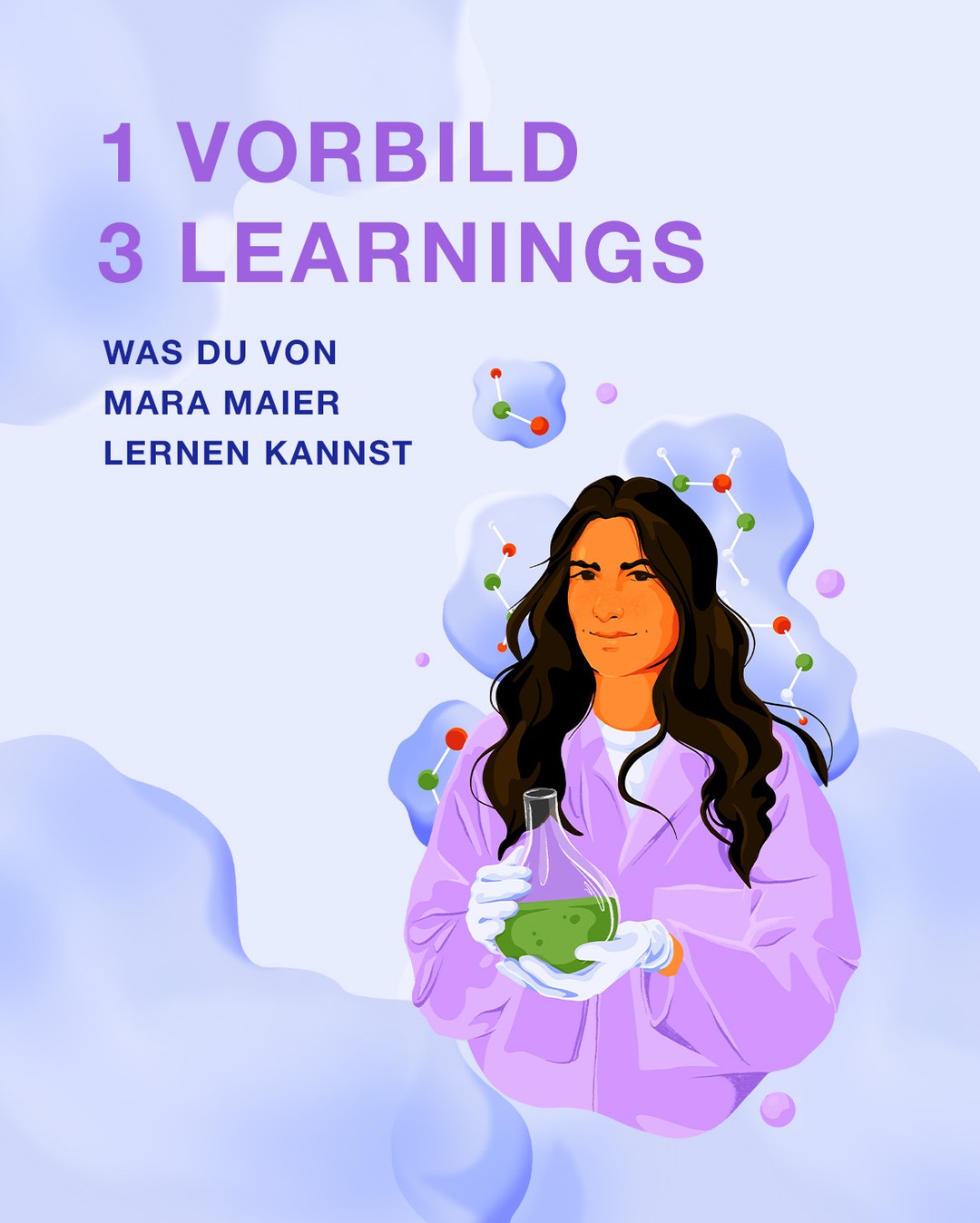 Es ist okay, noch nicht genau zu wissen, wohin dein Weg führt. 🔬✨
Mara Maier zeigt, wie wichtig es ist, sich auszuprobieren, Erfahrungen zu sammeln und Wissen nicht nur zu lernen, sondern auch anzuwenden und weiterzugeben.

Gleichzeitig setzt sie sich für mehr Geschlechtergerechtigkeit in den Naturwissenschaften ein.

Ihr Weg zeigt: Du darfst neugierig bleiben, verschiedene Richtungen testen und unterwegs herausfinden, was wirklich zu dir passt.

Kennst du das auch, dass du dir bei deinem eigenen Weg noch unsicher bist? 💭

#WomenDoScience #MINT #Wissenschaft #Berufsorientierung #Lernen
