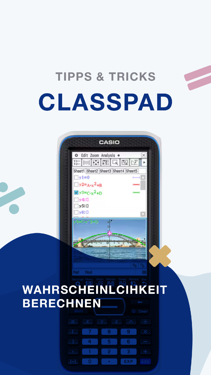 Wahrscheinlichkeitsrechnung dauert bei dir immer ewig? 😵‍💫
🎯 Die Aufgabe: Ein Bogenschütze trifft mit einer Wahrscheinlichkeit von 45 Prozent ins Schwarze. Er schießt 25 Mal. Wie wahrscheinlich ist es, dass er genau 8 Mal trifft?

Mit dem ClassPad gibst du die Werte ein und kommst in wenigen Schritten zum Ergebnis. 👀

#Wahrscheinlichkeitsrechnung #Stochastik #Mathe #Mathelernen #ClassPad