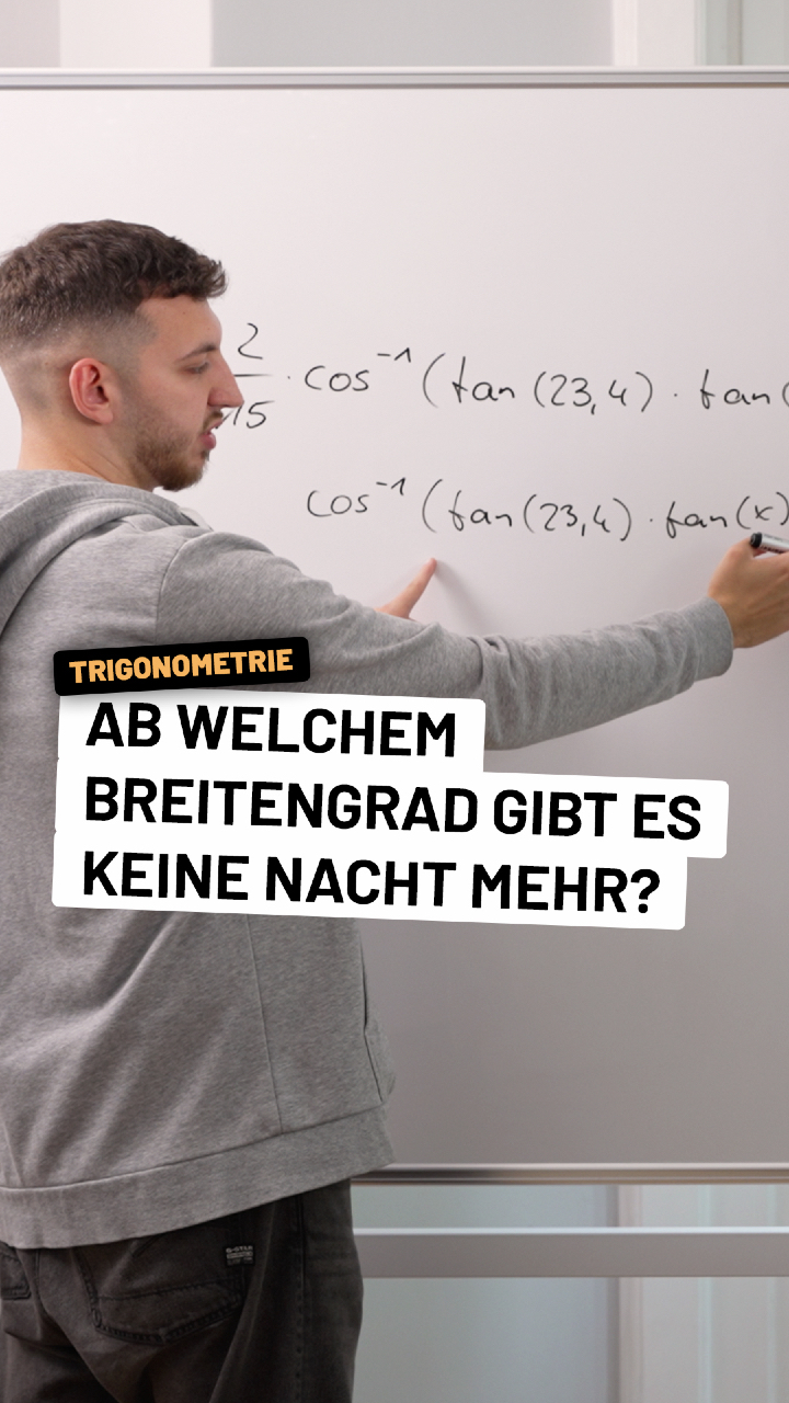 Kennt ihr schon mein YouTube-Video „Trigonometrie | Sommersonnenwende“? 🌍🧮

Eine einzige Formel reicht aus, um die Länge der Nacht an unterschiedlichen Orten zu berechnen. Ich zeige euch die Aufgabe Schritt für Schritt mit dem CASIO fx-810DE CW.

👉 Schaut euch das komplette Video auf YouTube an!