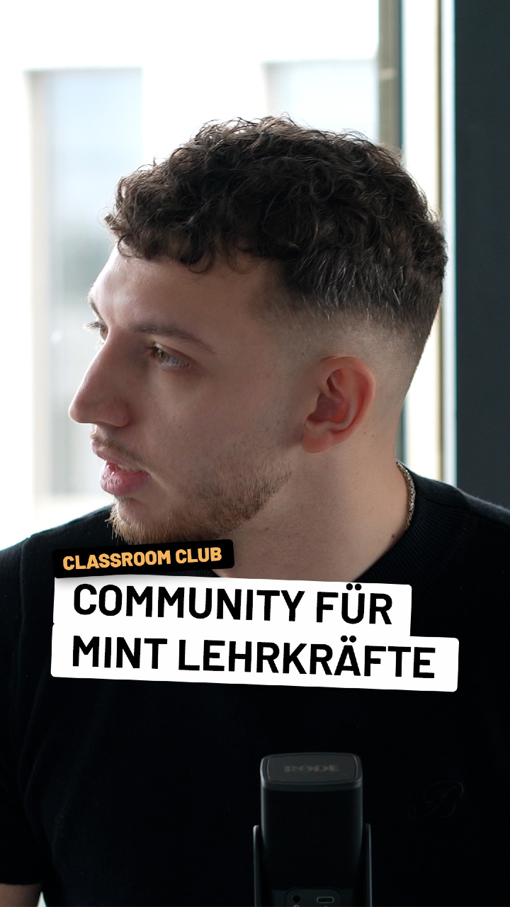 Du bist MINT Lehrkraft und brauchst Unterrichtsmaterial? 👨‍🏫
Im Classroom Club erwartet dich eine Community an MINT Lehrkräften, Unterrichtsmaterial, kostenlose Produkte und vieles mehr.

Die Anmeldung ist kostenlos unter classroom-club.de
👉🏻 Mehr infos gibt es auf der Website und im Podcast Zwei + Schlau