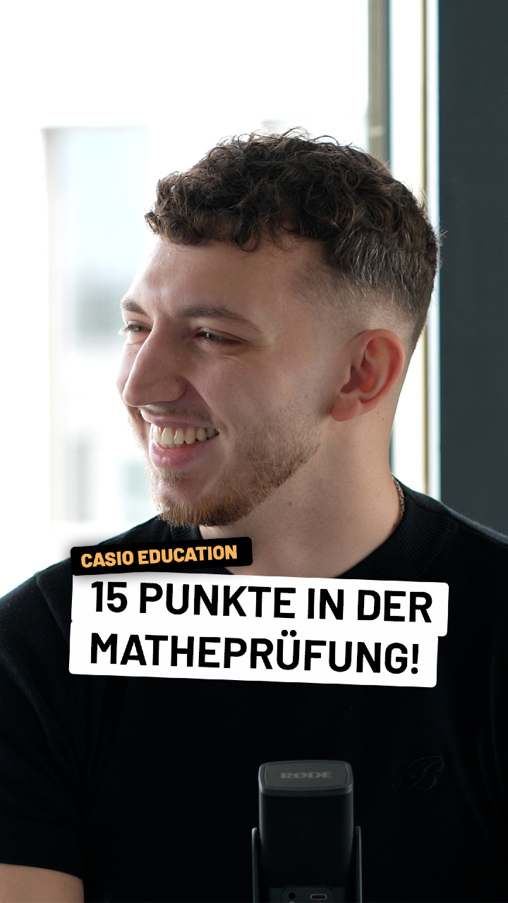 Mr. Nonchalant 😌
15 Punkte in Mathe bekommt ihr übrigens auch, wenn ihr meine YouTube Videos guckt. 

👉🏻 Extrapunkte gibt es, wenn ihr die neue Podcastfolge Zwei + Schlau auf YouTube guckt, oder überall da hört, wo es Podcast gibt.