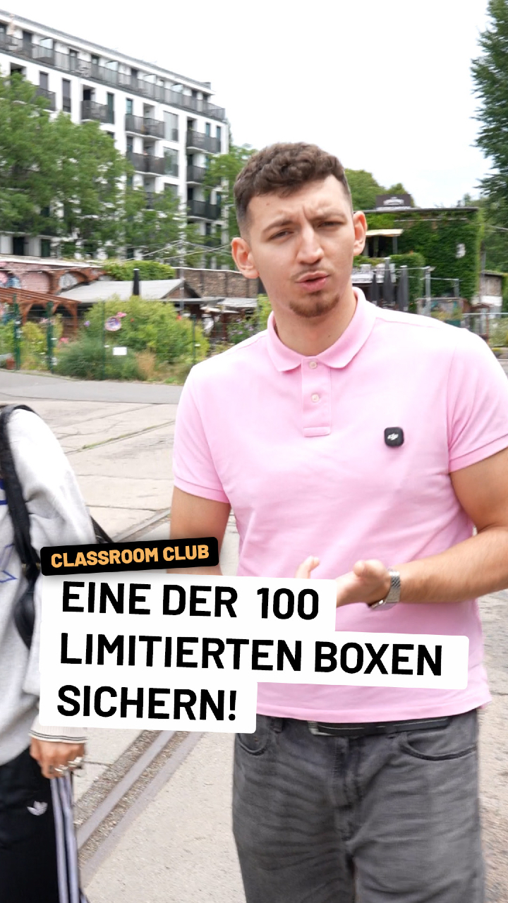 Kostenloses Unterrichtsmaterial für MINT Fächer. Kostenlos zu dir nach Hause und das auch noch regelmäßig. 🤩
Welche gute Lehrkraft würde dazu noch nein sagen? 

👉🏻 Link zum ganzen Vlog und zur Anmeldung für den Classroom Club findest du in der Bio!