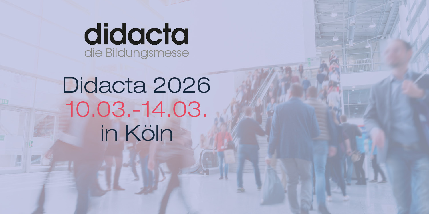 Banner Didacta 2026
Die Bildungsmesse
10.03.-14.03. in Köln